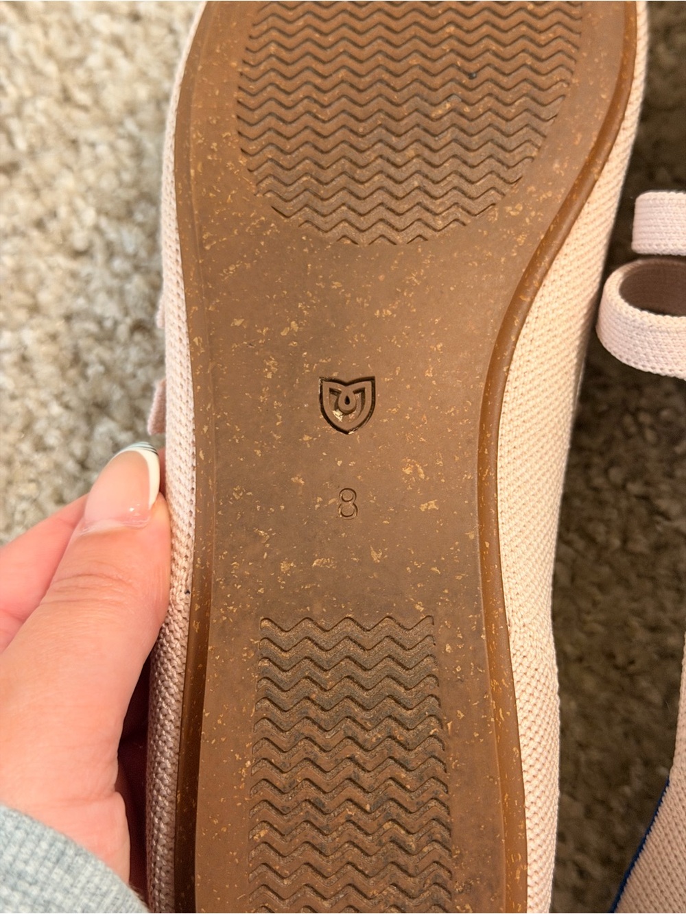 Rothy's Blush Pink Double-Strap Mary Jane Flats - Picture 4 of 5